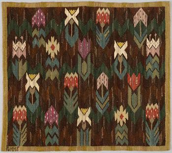 Märta Måås-Fjetterström, a "Täppan" tapestry weave, signed AB MMF, c. 61 x 69.5 cm.
