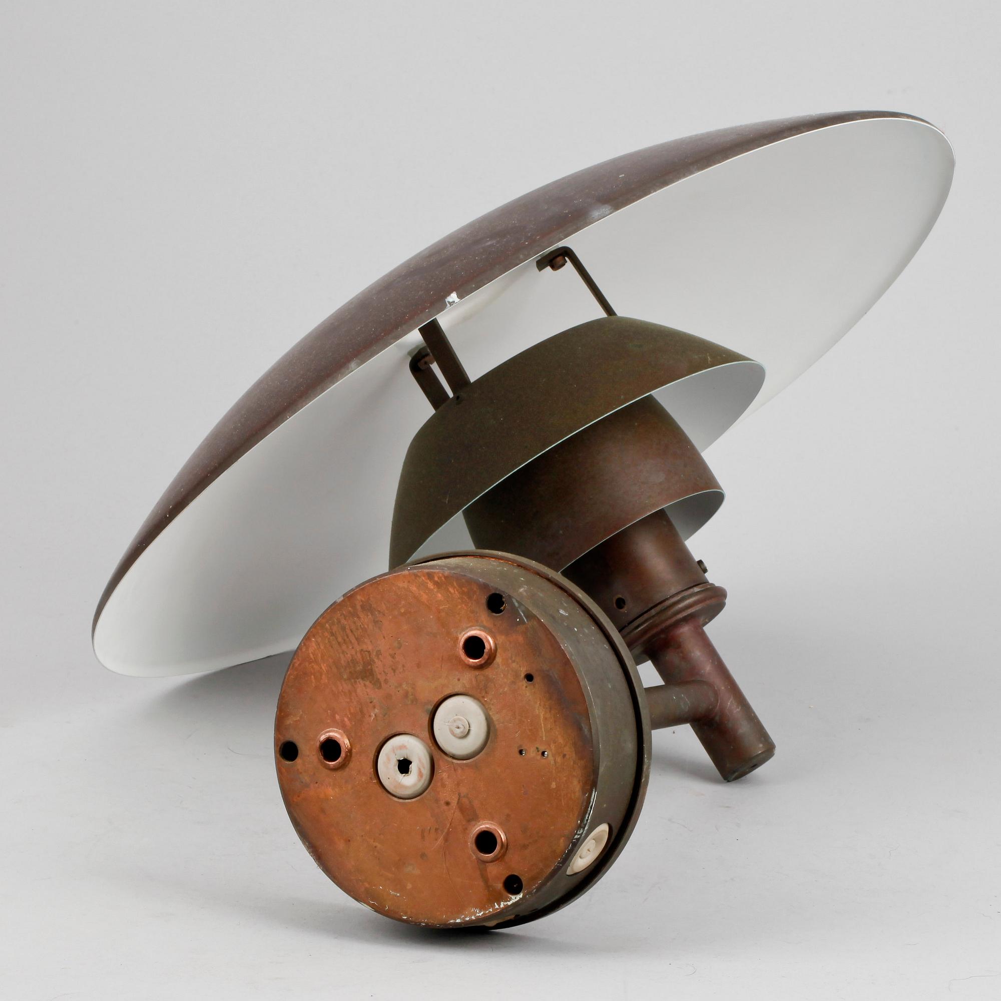 VÄGGLAMPA, "Modell PH", Louis Pulsen för Poul Henningsen, 1900-talets slut.