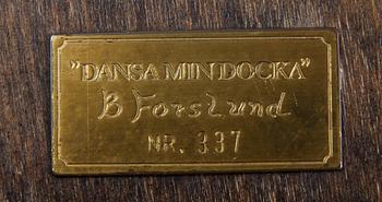 BROR FORSLUND, skulptur, brons, nr plakett 337.
