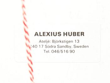 ALEXIUS HUBER, 2 st, aluminium, sign o numr.