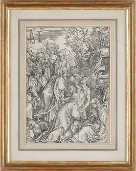 Albrecht Dürer · ALBRECHT DÜRER, träsnitt, monogrammärkt i trycket, ca 1496-97.