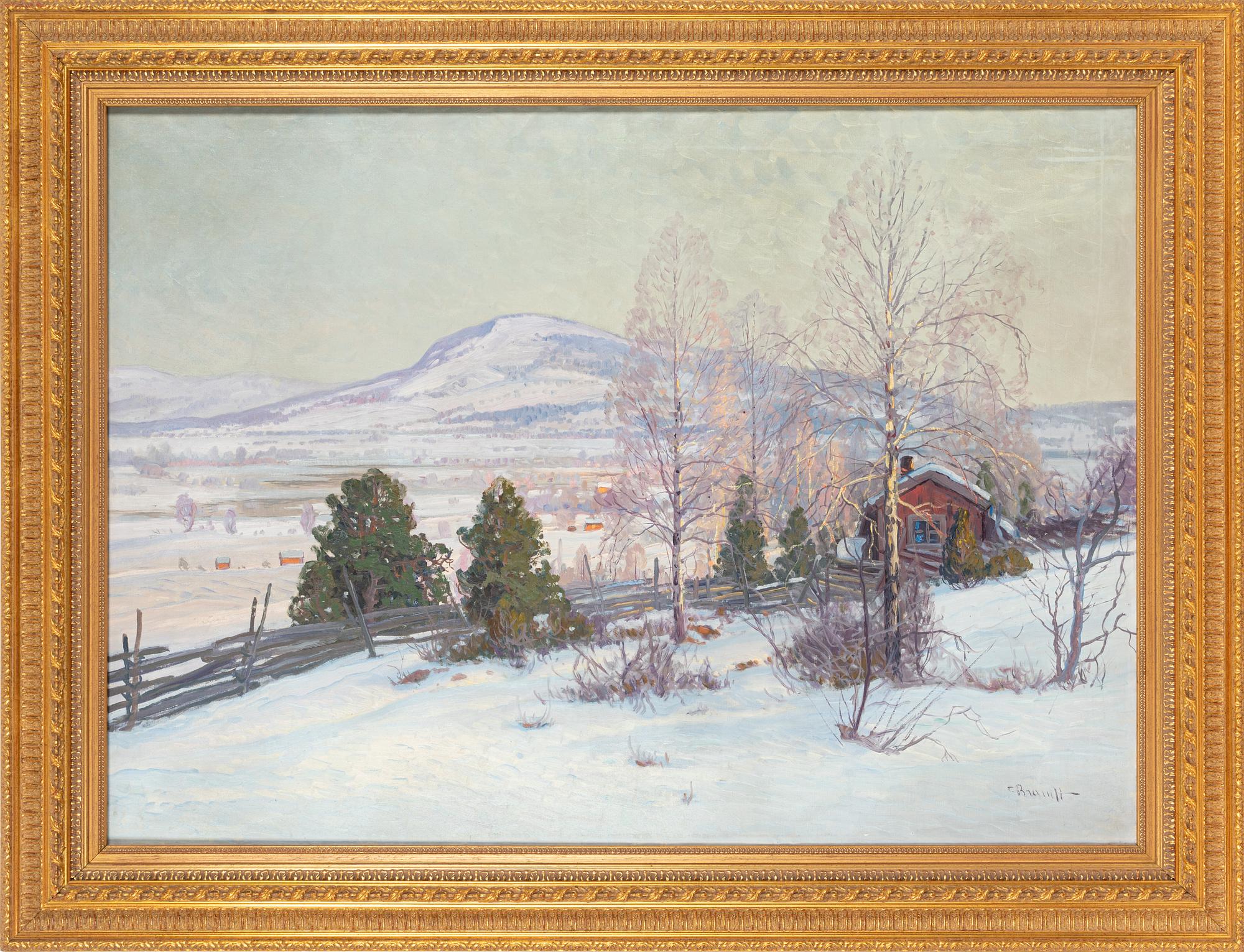 Carl Brandt, At Åreskutan.