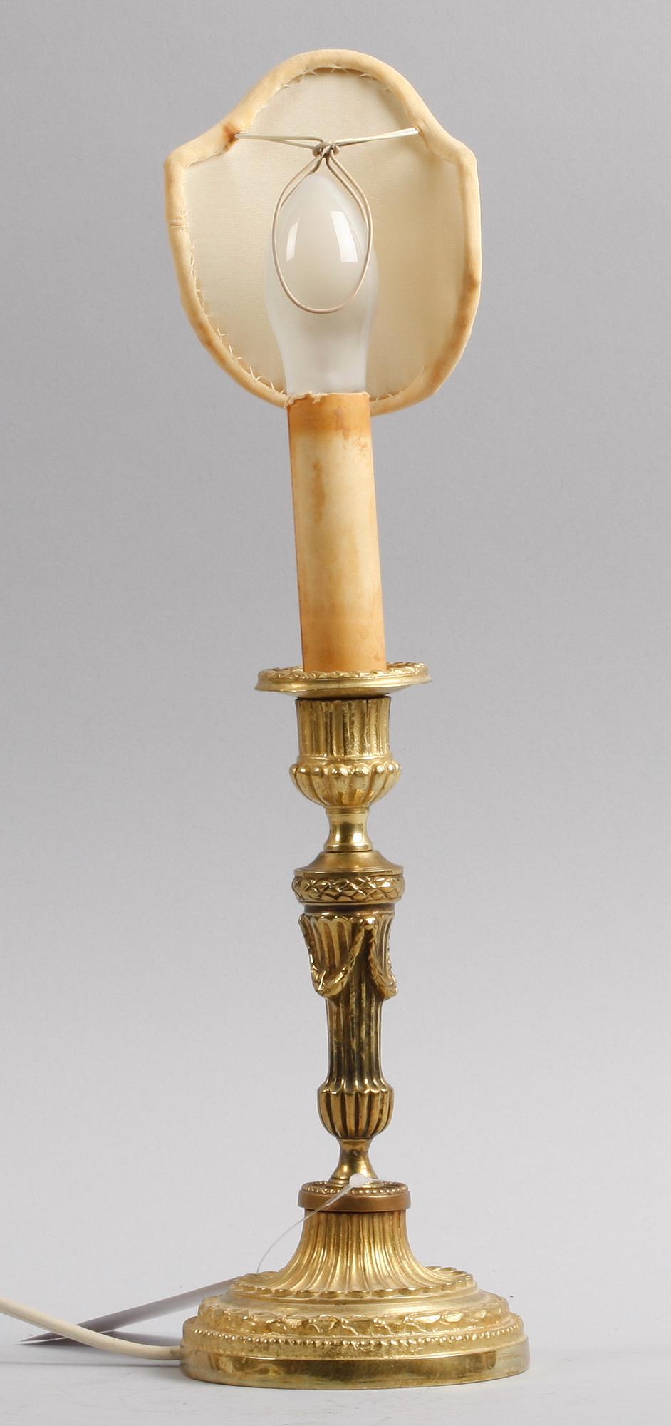 BORDSARMATUR, mässing, Louis XVI-stil, 1800/1900-tal.