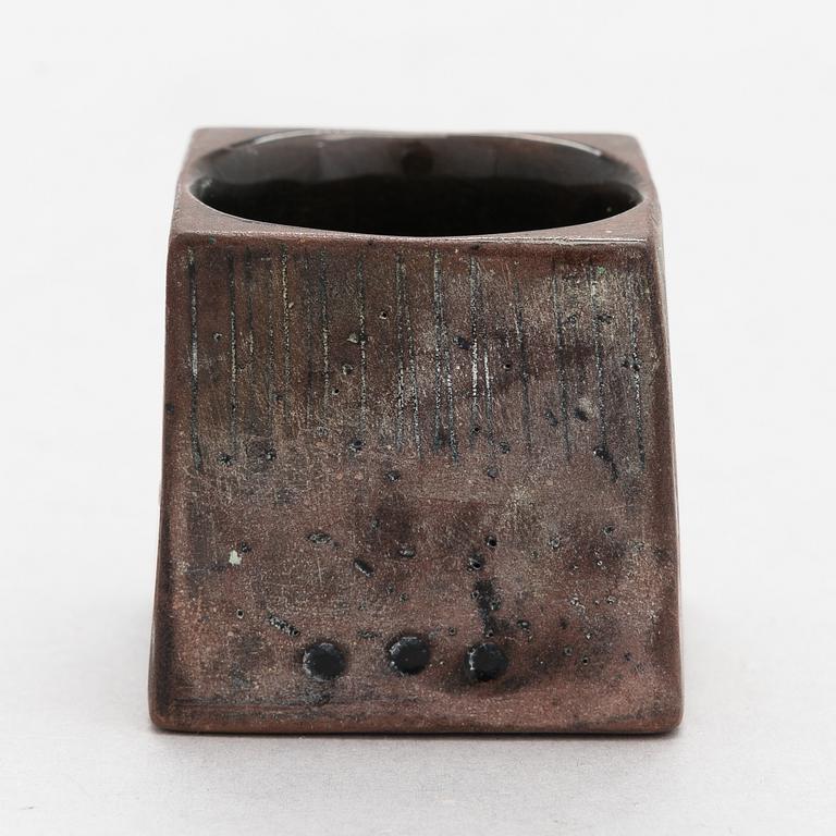 Rut Bryk, a stoneware cruet signed BRYK.