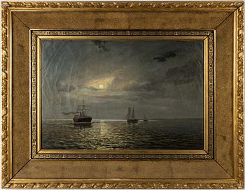 Christian Fredrik Swensson, Moonlight Sailing.