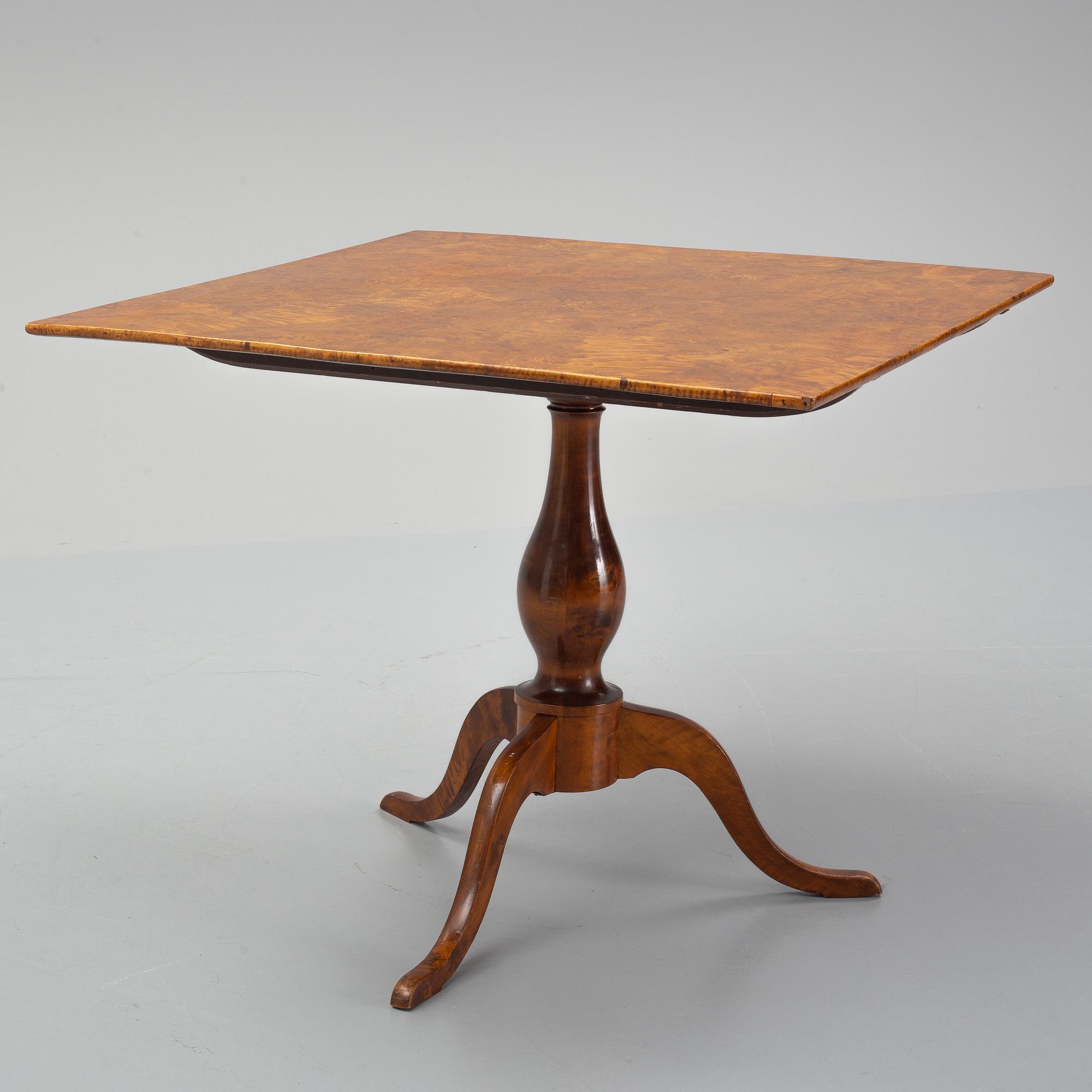 A table from the first half of the 20th century.