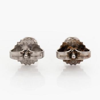 Tiffany & Co, Elsa Peretti, korvakorut, "Diamonds by The Yard", platinaa ja briljanttihiottuja timantteja.