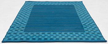 Ingrid Dessau, a double woven rug, signed ID, c. 195 x 128 cm.
