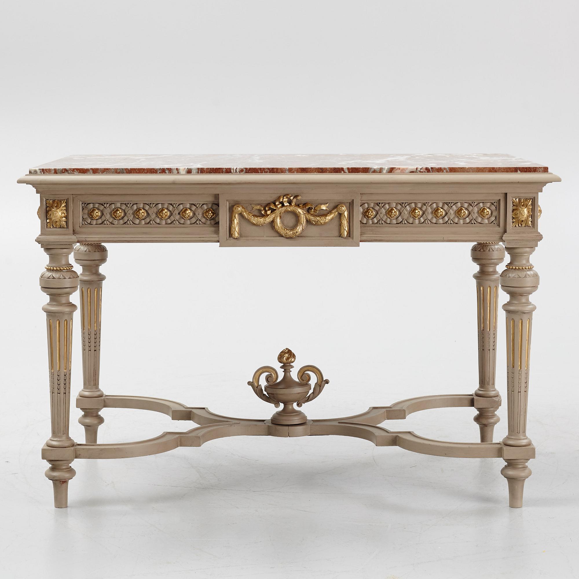 Salongsbord, Louis XVI-stil, 1900-talets första hälft.