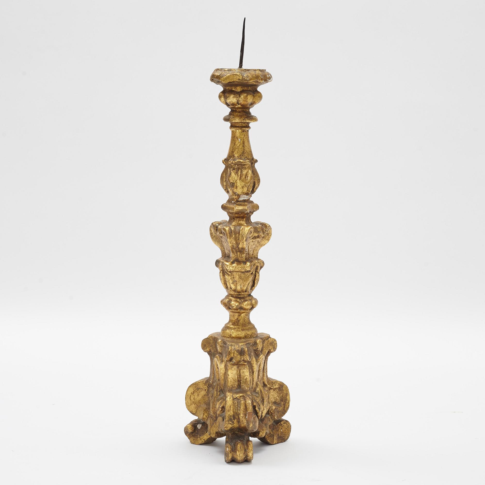 Altarljusstake, Barock, omkring år 1700.