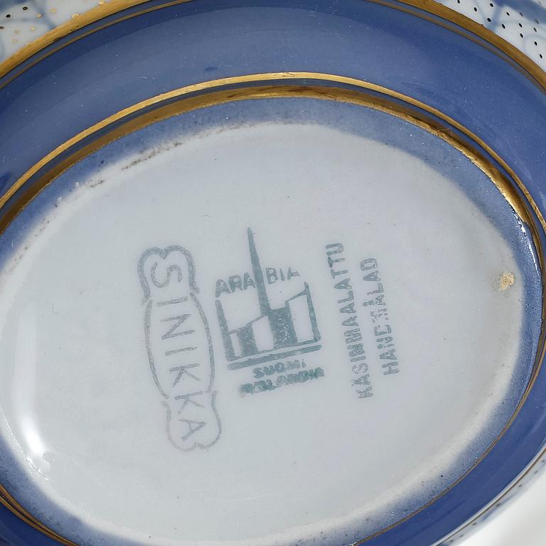 KAFFESERVIS, 22 delar. "Sinikka", Arabia, i produktion 1940-57.