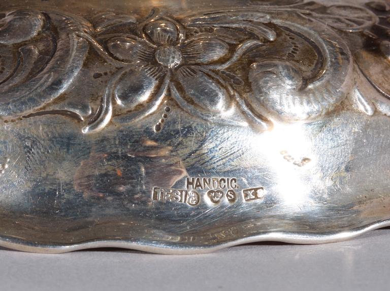 LJUSSTAKAR, ett par. Silver. Tenn & Silver AB, Göteborg 1948.