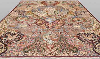 A carpet, Kashmar, c. 385 x 290 cm.