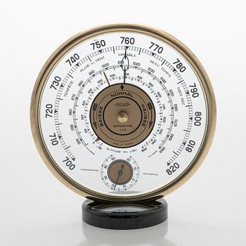Barometer-termometer, Jaeger, modell 7.A.B, Frankrike 1900-talets mitt.