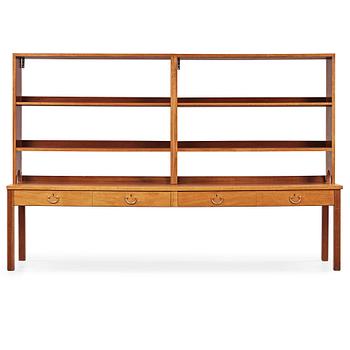 JOSEF FRANK, bord med bokhyllor, Firma Svenskt Tenn, modell 1142.