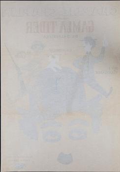 Léo Kouper, a vintage movie poster 'Gamla Tider (The Chaplin Revue)', 1960.