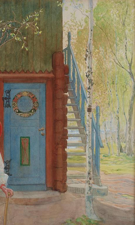 Carl Larsson, "Gumman i Maj månad".