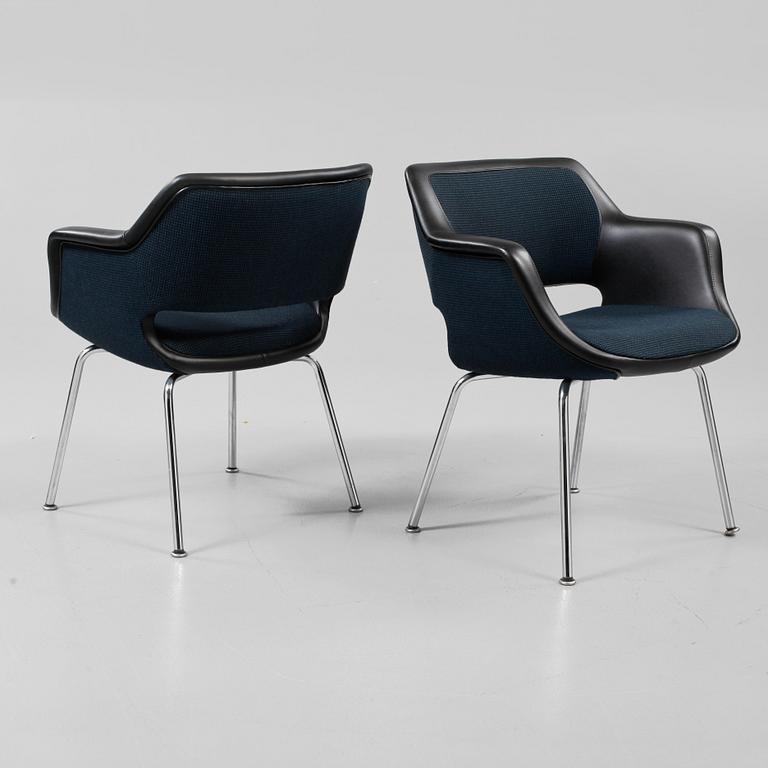 STOLAR, 2 st, "557/558"/"Kilta", Olli Mannermaa för Martela Oy, Finland, 1960-tal.