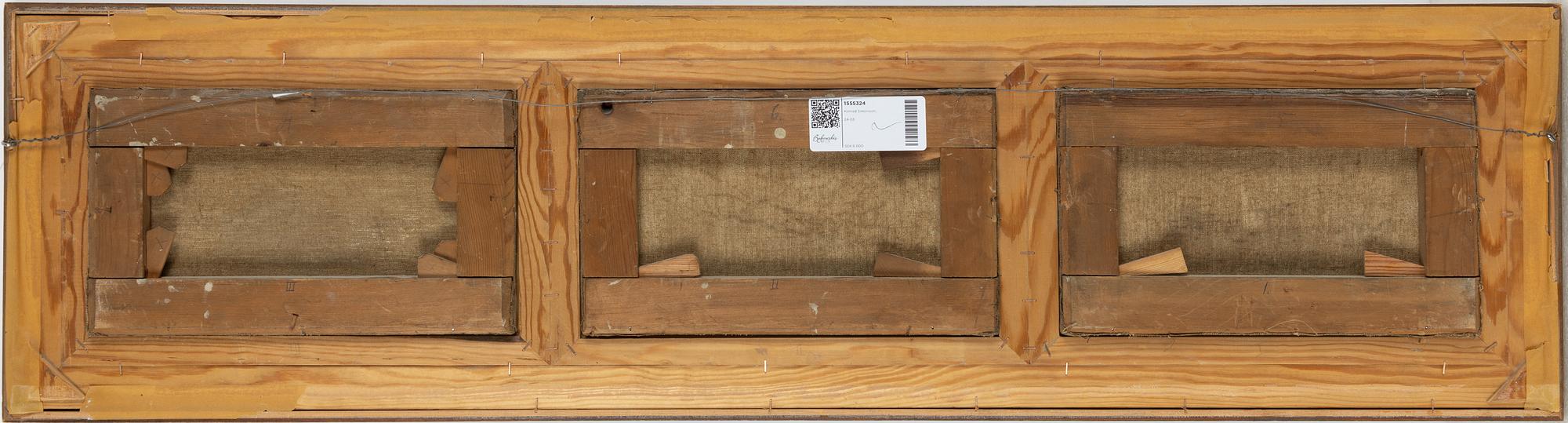 Konrad Simonsson, Coastal Landscape, Summer (3 pieces framed together).