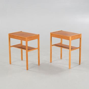 Two bedside tables, 1950s/60s.