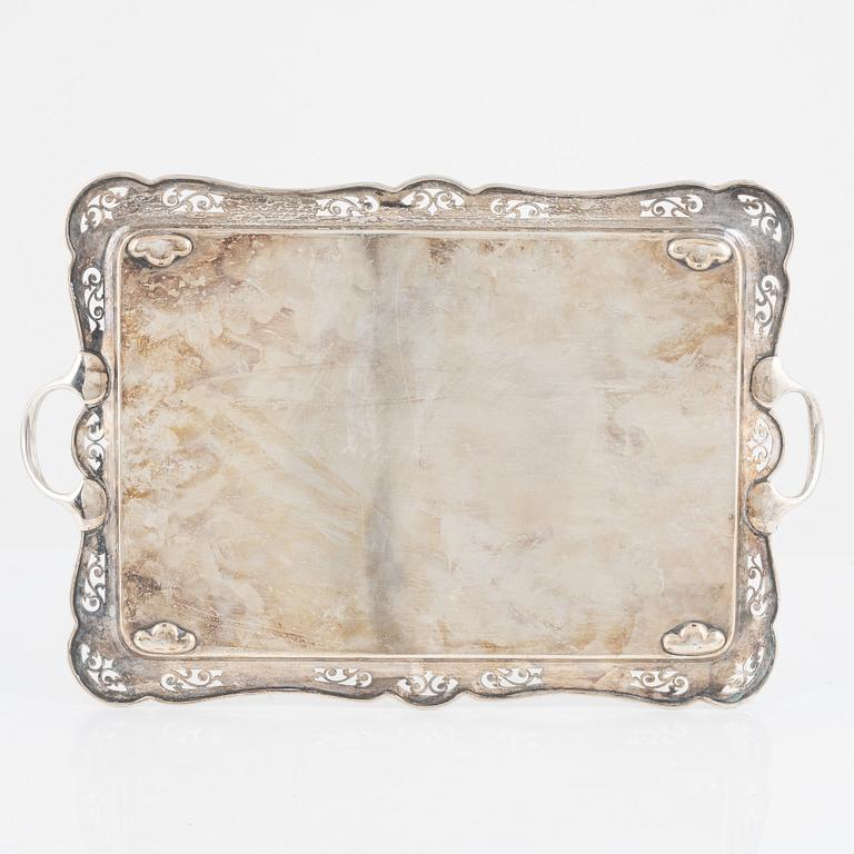 Bricka, silver, Atkin Brothers, Sheffield, England 1913.