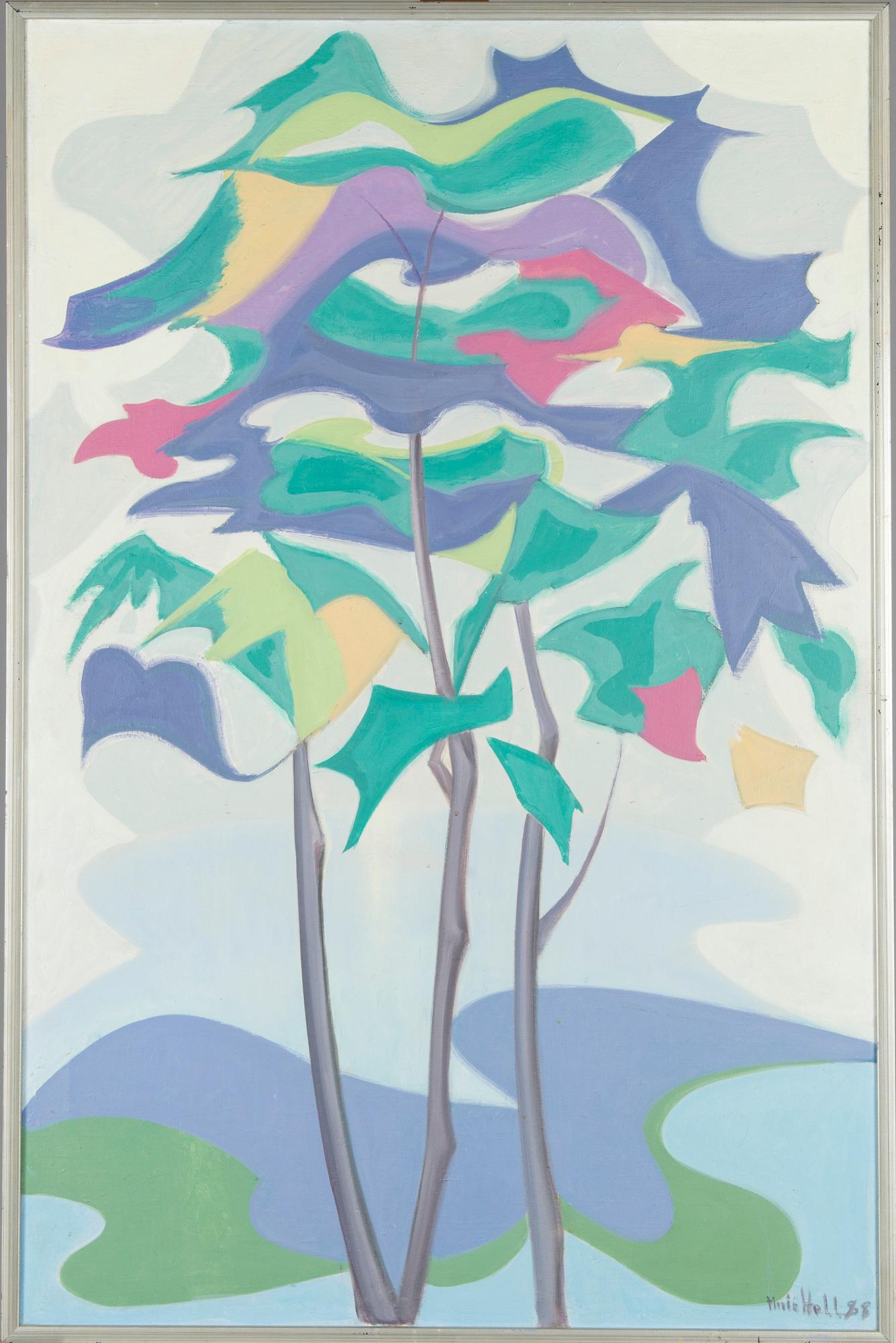 Maria Hall-Suhonen, "Pyhä puu" (Sacred tree).