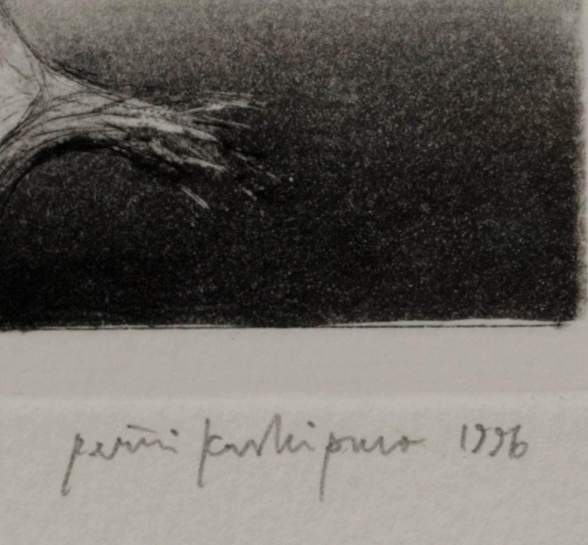 PENTTI KASKIPURO, etsning, numrerad artist proof 5/5, signerad och daterad 1996.