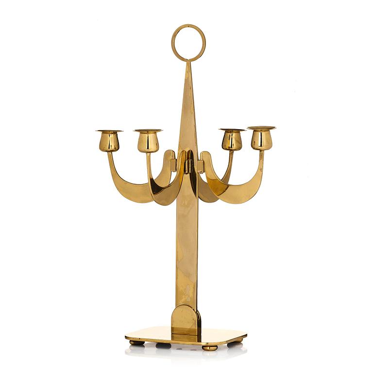 Josef Frank, a rare candelabra model 2663, Firma Svenskt Tenn, Stockholm, 1950s.