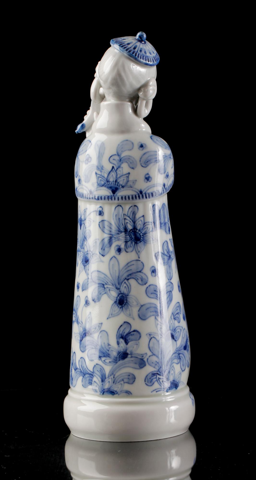 LAMPA och FIGURIN, porslin. Royal Copenhagen, Danmark, 1920-tal.