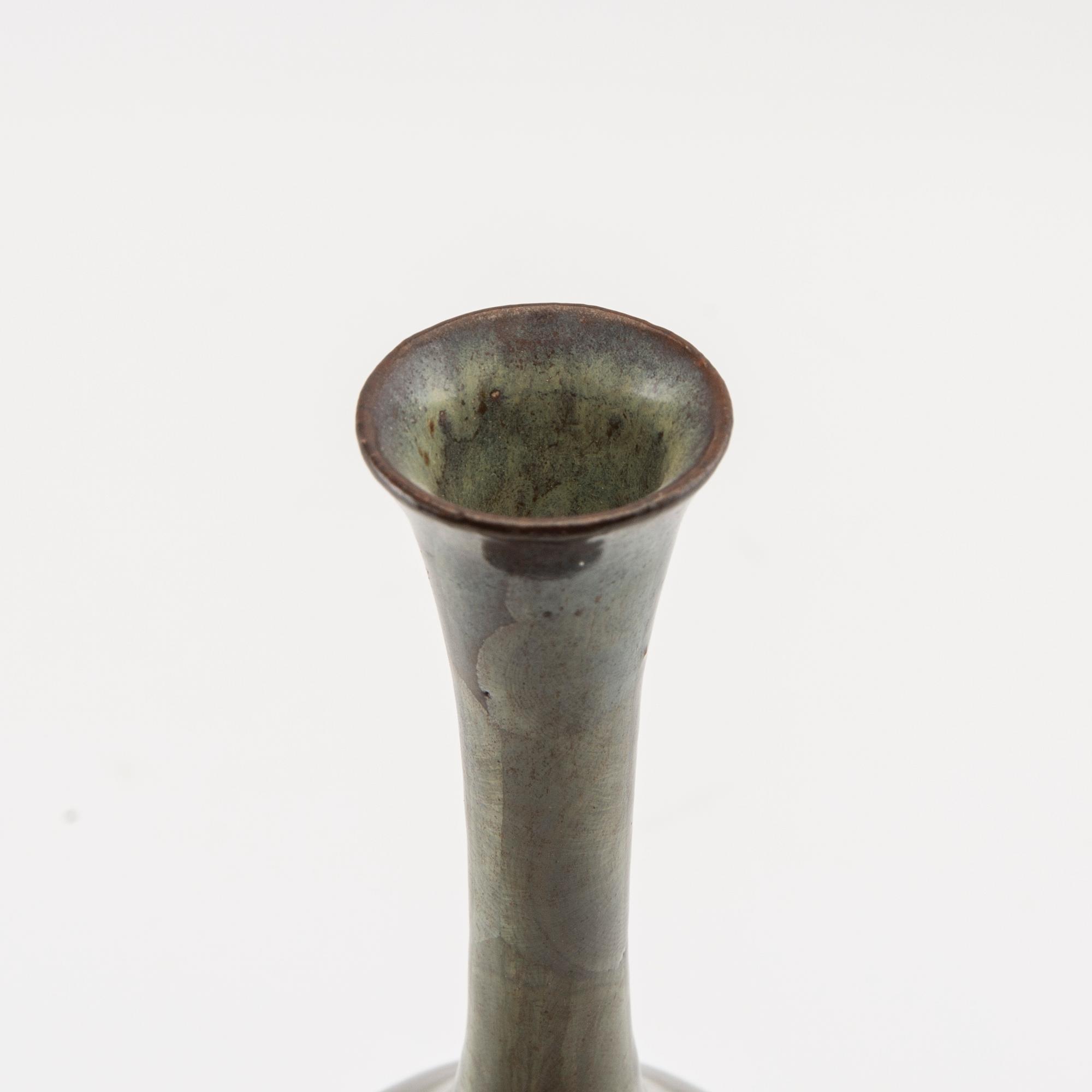 Isak Isaksson, 4 st vaser signerade egen studio unik stengods.