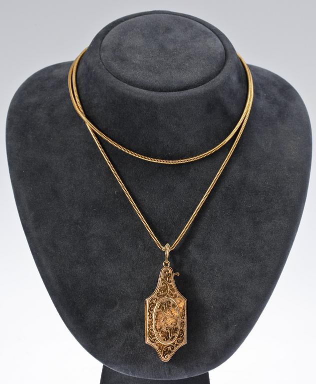 LORNJETT, 18 K guld.