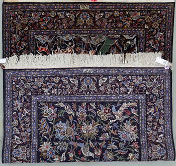 MATTA, Ghom, part silk, ca 210x138 cm.