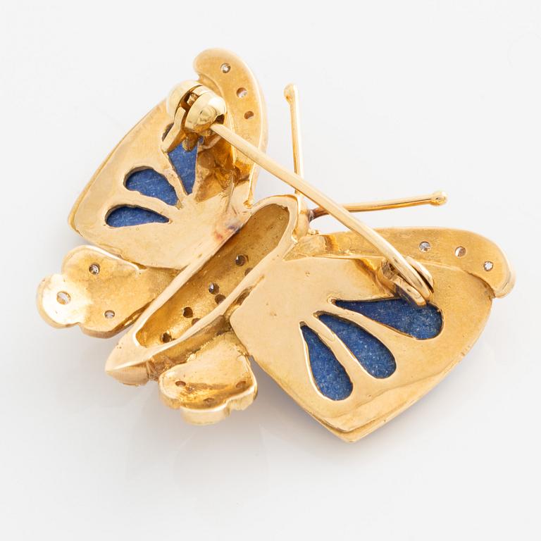 Brooch in the shape of a butterfly.