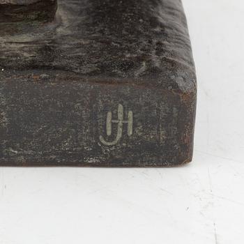 Okänd konstnär, 1900-tal, Tre arbetare.