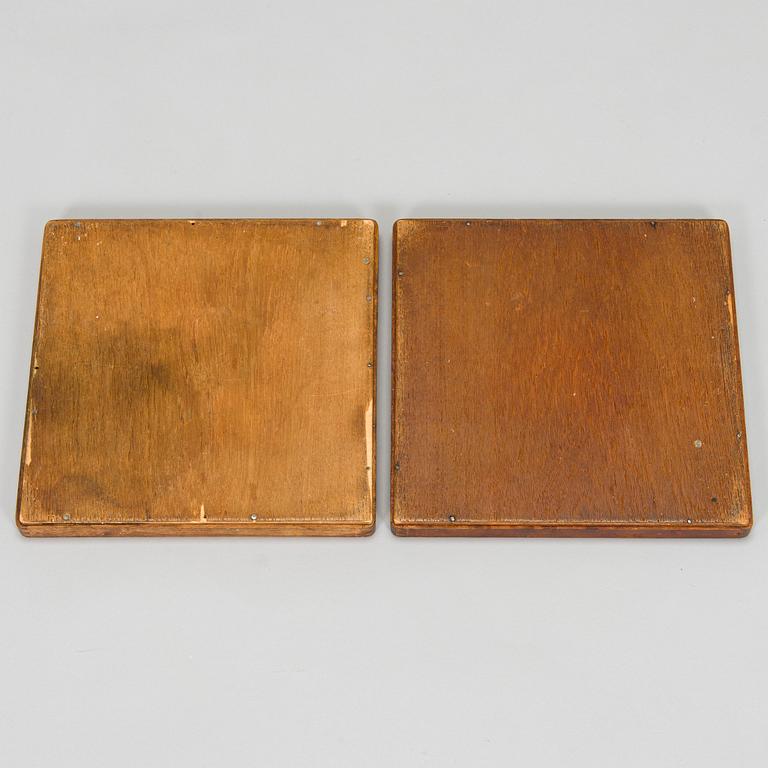 Aino Aalto, two mid- 20th century trays / serving dishes.