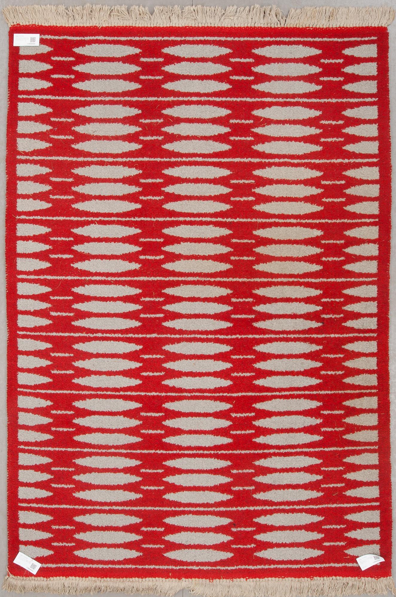 MATTA, flossa, dubbelsidig, 1900-talets mitt/andra hälft. Ca 227 x 154 cm.