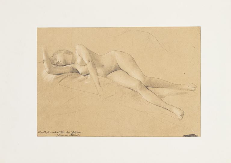 Gustav Klimt, efter, mapp Zeichnungen / Twenty-Five Drawings selected and interpreted by Alice Strobl 1964.