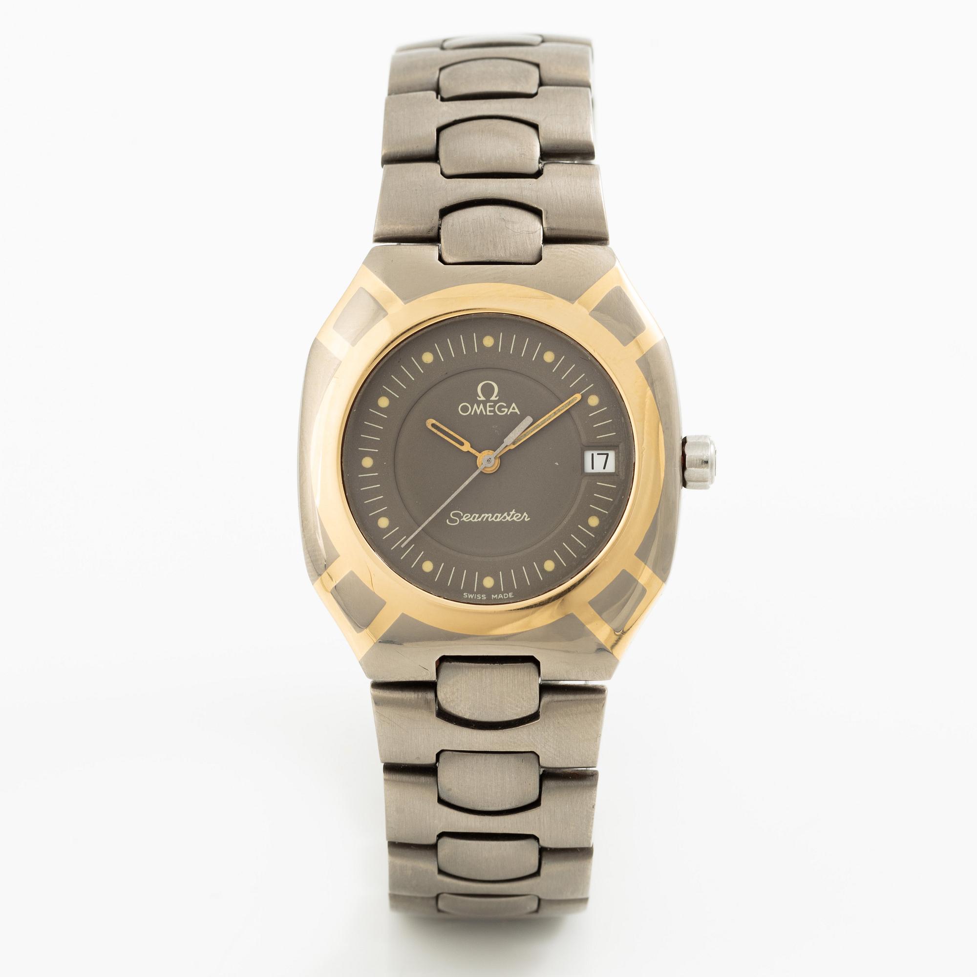 Omega, Seamaster Titane, Polaris, armbandsur, 31,5 mm.