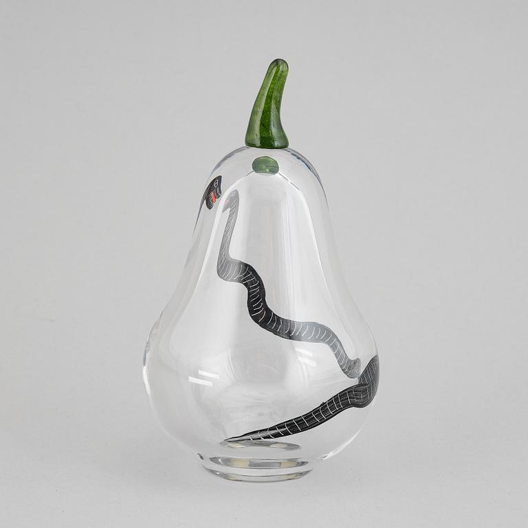 Ulrica Hydman-Vallien, skulptur, glas, Kosta Boda, Studio Edition, signerad och 55/250.