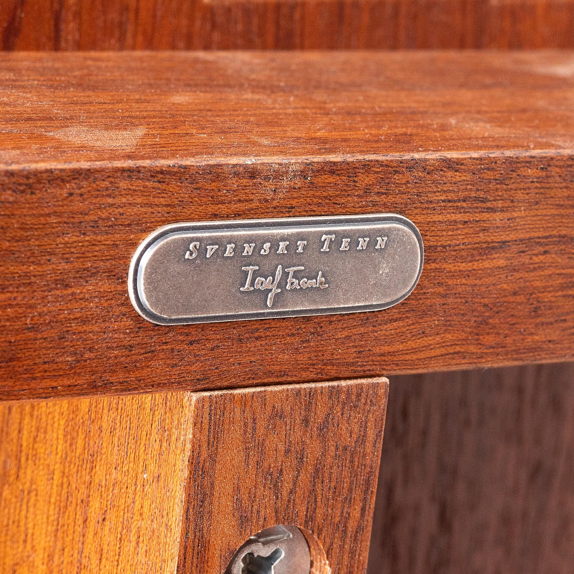 Josef Frank, a model 648 library table, Svenskt Tenn, post 1985.