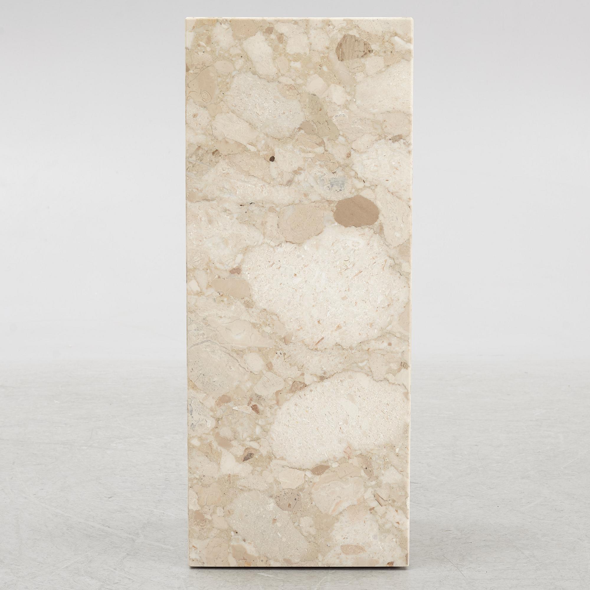 A 'Plinth' pedestal, Audo Copenhagen, Denmark, 2023.