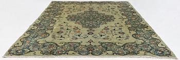 Carpet, Keshan, approx. 392 x 287 cm.