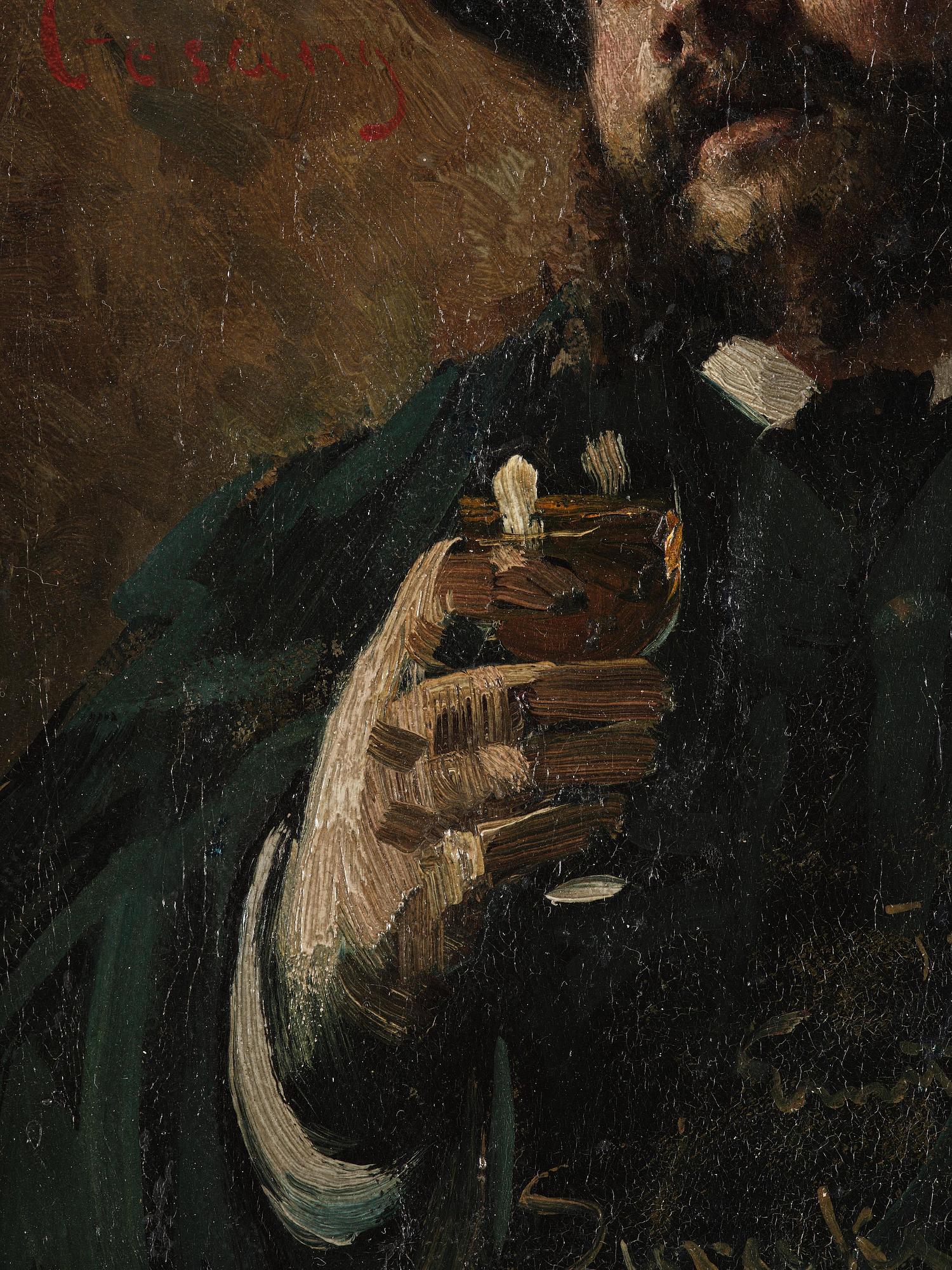 Axel Borg, Porträtt av Ernst Josephson.