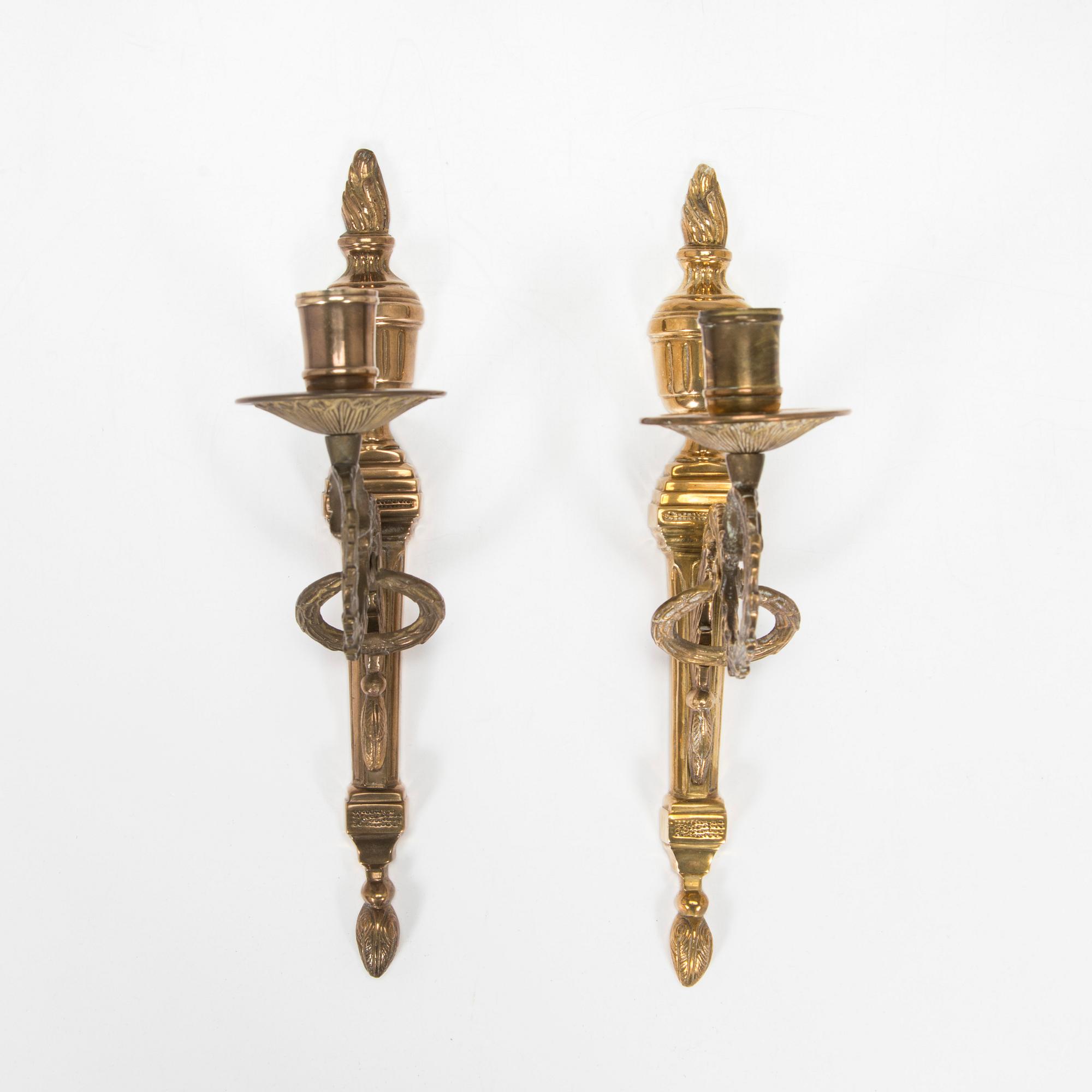 Seinälampetit, pari, "Törne", IKEAn 1700-luvun sarjasta, 1990-luku.