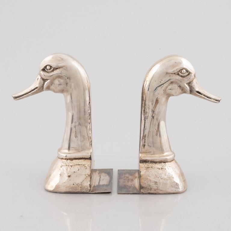 A pair of bookends, second half of the 20th Century.