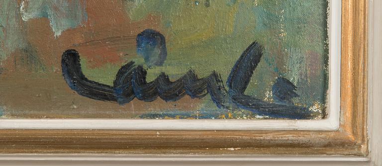 Olavi Laine, oil on canvas, signed.