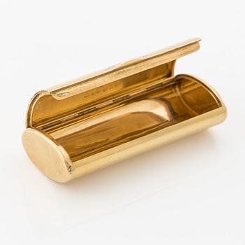 Dosa, 18K guld och emalj, W.A. Bolin, Stockholm 1920.