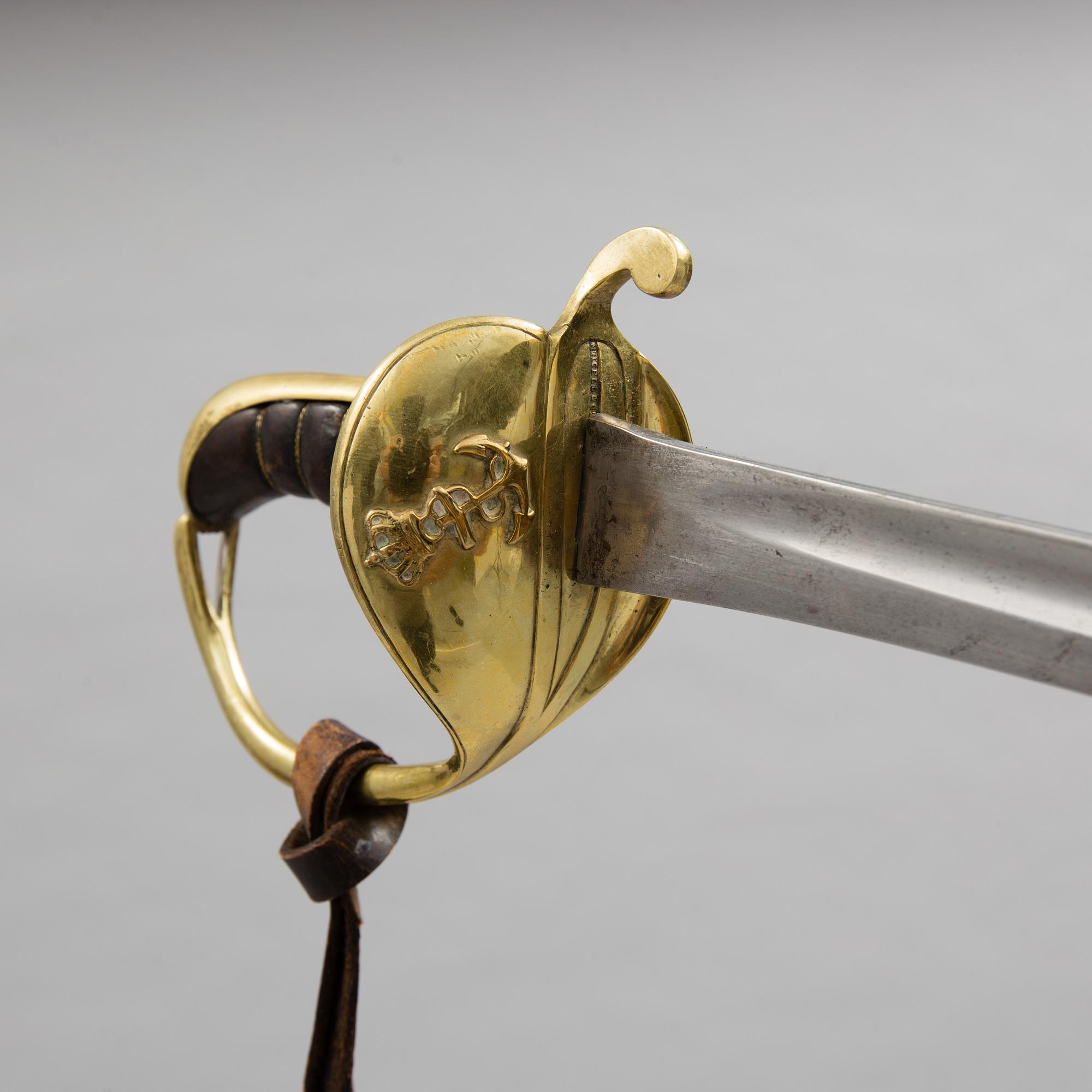 A Royal Swedish military dagger model 1885 from the Swedish Navy.