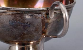 PARTI SILVER, 19 delar, Gustaf Folcker, Stockholm, 1800-/1900-tal. total  silvervikt  ca 477 gram.