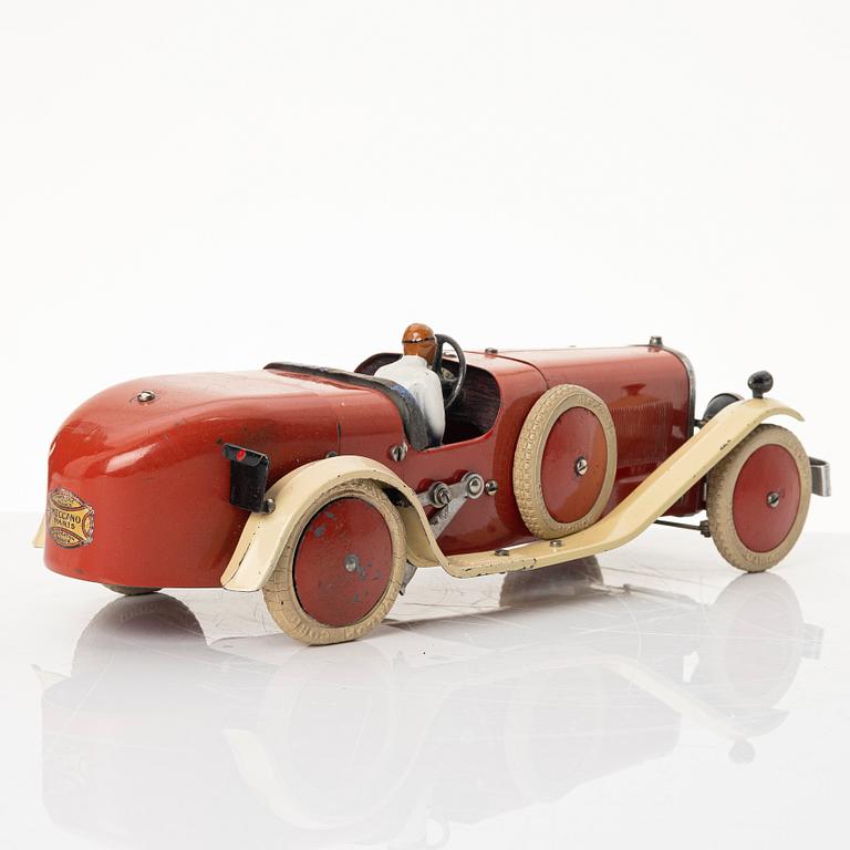 Meccano, racing car. England, 1930s.